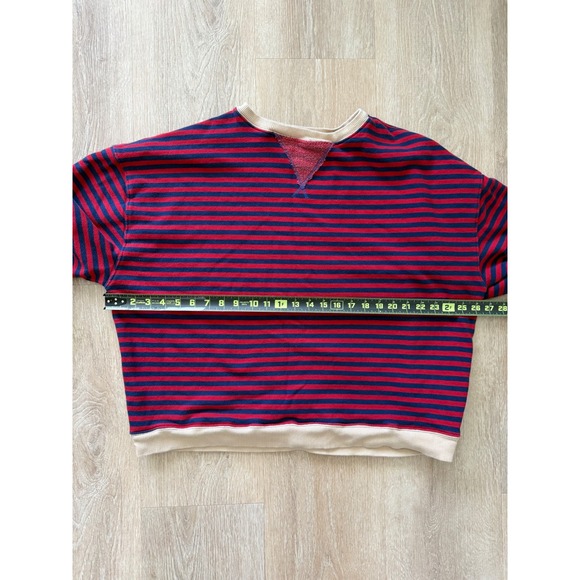 Free People Classic Striped Crewneck Pullover Top Medium Excellent Condition - Picture 6 of 6